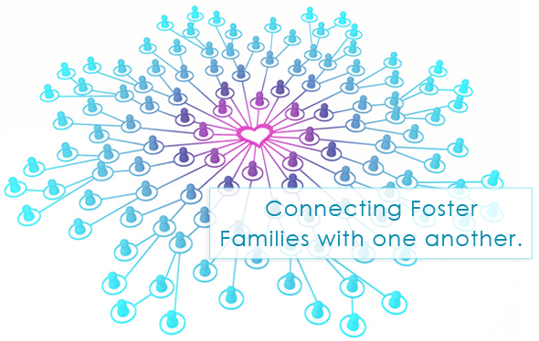 Foster families connecting - forming a network, a community