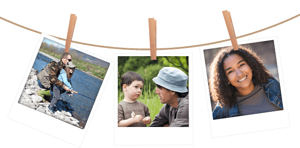 children, youth and caregivers outdoors